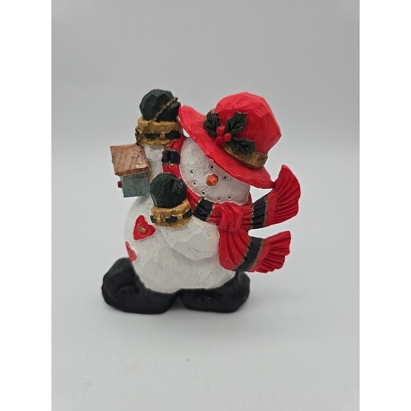 Snowman Vintage Artmark Jolly Snowman Figurine Winter Decore 1999 - Picture 2 of 11